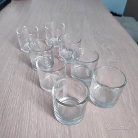 set 8 bicchierini per shots e superalcolici 