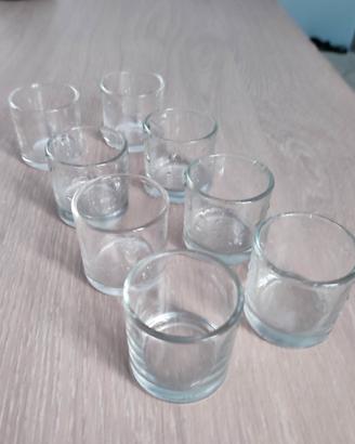 set 8 bicchierini per shots e superalcolici 