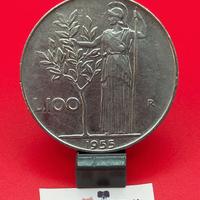 1955 100 Lire Repubblica Italiana Minerva