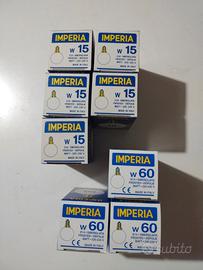 Lotto 8 Lampadine E14 15W / 60W