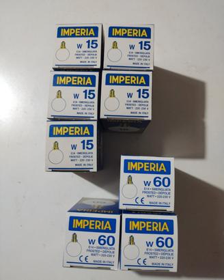 Lotto 8 Lampadine E14 15W / 60W