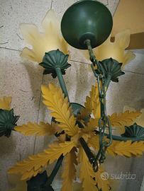 Lampadario a sospensione in Ferro battuto