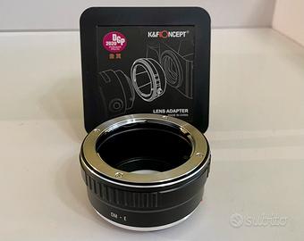 Adattatore K&F Olympus OM - Sony E