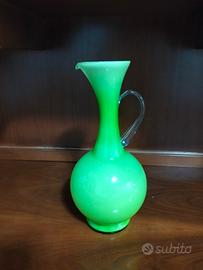 brocca vetro di murano opalica