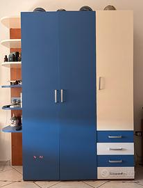 Cameretta completa-armadi-scala cont.-scrivania.