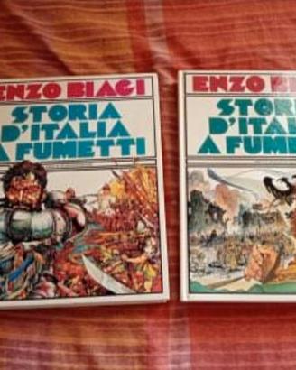 Enzo Biagi Storia d' Itala a fumetti