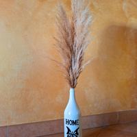 Vaso dipinto a mano con 03 Pampas