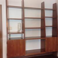 Libreria e cassettiera vintage design fine anni 50