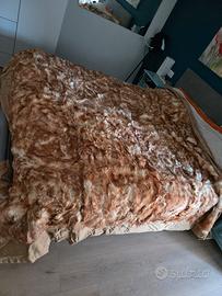 coperta di pelliccia volpe pregiata