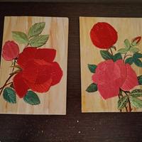 Cartoline vintage con fiori