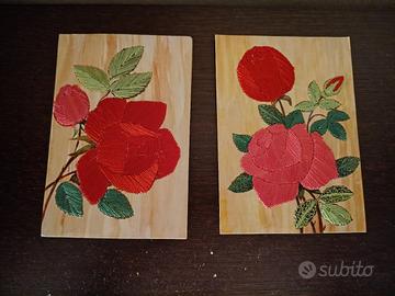 Cartoline vintage con fiori