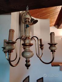 Antiquariato:lampadario fiorentino d'epoca