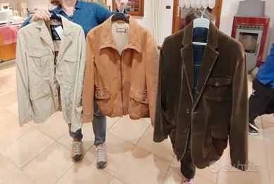 Tre giacche firmate da uomo tg50