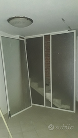 Porta/anta vetrata in alluminio