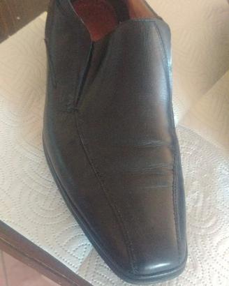 Scarpe da uomo eleganti pelle nera 45
