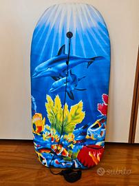 Tavola da surf bambino con delfini, con cavigliera