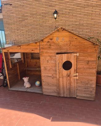 casetta di legno