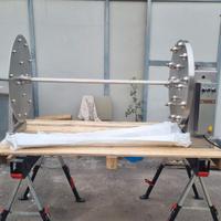 Girarrosto a legna professionale 14 spiedi Univers