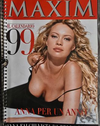 Calendario Maxim 1999 Anna Falchi