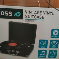 giradischi modello vintage ma moderno, nuovo ,