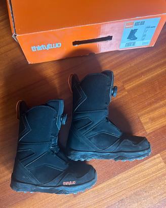 Scarponi snowboard Thirty Two , tg 35. Con scatola