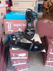 Sandali da donna artigianali in vero cuoio