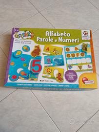 gioco per imparare parole e numeri 