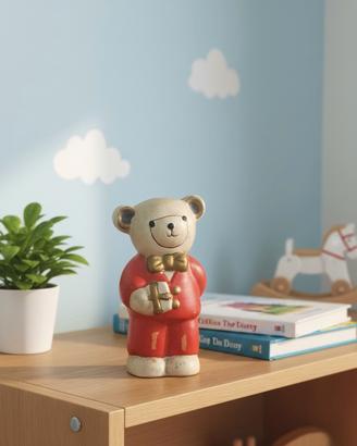 Orsetto decorativo in ceramica Anni '80