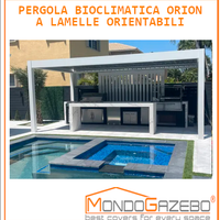 Pergola bioclimatica Orion 3,60x3,60 m gazebo alu