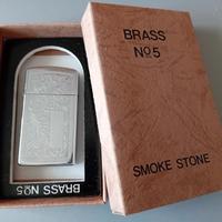 Accendino Zippo Brass No 5 Smoke Stone