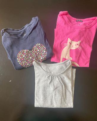 Magliette maniche lunghe 104cm