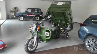 MOTOCARRO TRICICLO ELETTRICO CASSONE RIBALTABILE A