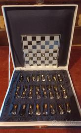 Mini Scacchiera in cristallo di Boemia originale