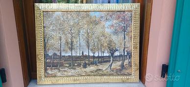 quadro pittura ad olio. Dipinto di un paesaggio 