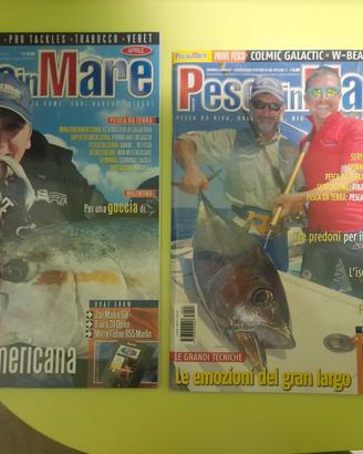 Riviste pesca da terra e pesca in mare