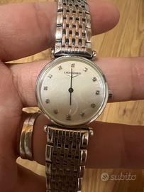 orologio longines originale con diamantini
