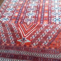 tappeto da preghiera afgano in lana