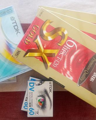 DVD RECORDABLE, VHS e MINIDV