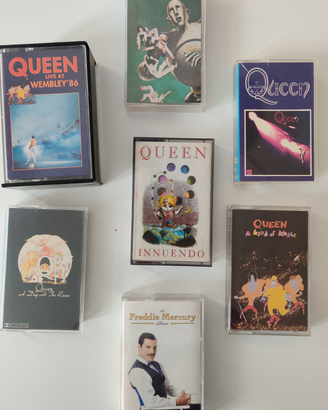 Queen and Freddy Mercury musicassette