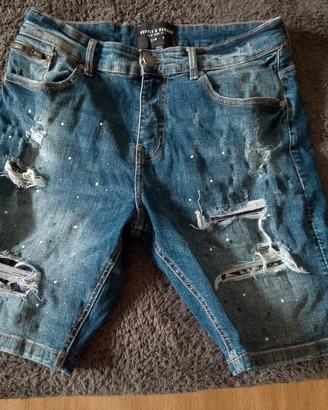 jeans corti e jeans lungo 