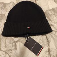 berretto cuffia Tommy Hilfiger blu One size nuovo