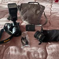 Nikon reflex macchina fotografica obiettivo  flash