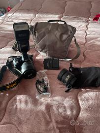 Nikon reflex macchina fotografica obiettivo  flash