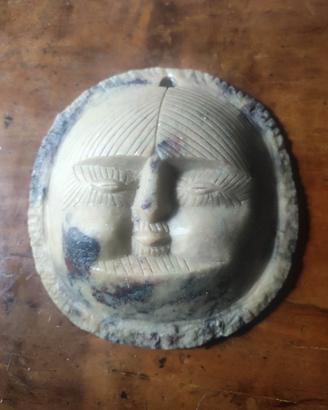 Maschera Pietra Saponaria Somalia Artigianale