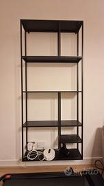 scaffale nero libreria espositore