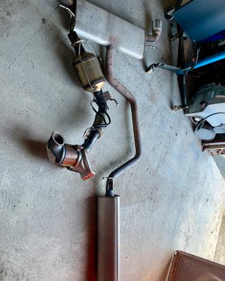 Scarico completo golf 7,5 gti