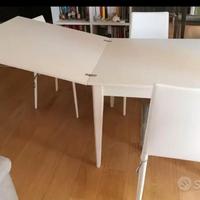 Tavolo in noce bianco