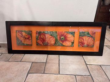 Quadro con vetro frontale