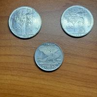 Set monete rare 100 lire X2 +50 centesimi 1939