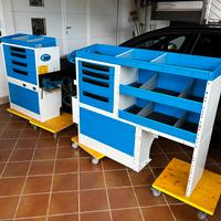 Scaffalatura allestimento furgone scaffale